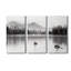 Mountain Reflection - Photographie sur toile tendue 3 pièces-406299824
