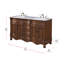 Ensemble de meuble-lavabo double 60 po Mannie-1404774472