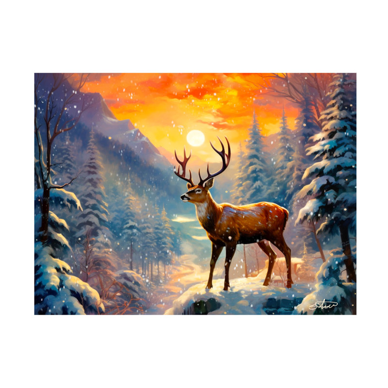 Art sur toile Stewart, H 14 po x l 19 po x P 2 po