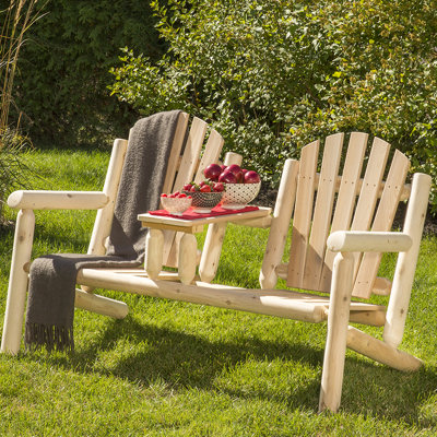 Smethwick Solid Wood Cedar Outdoor Bench