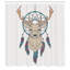 Ensemble de rideau de douche et crochets Deer-44344348