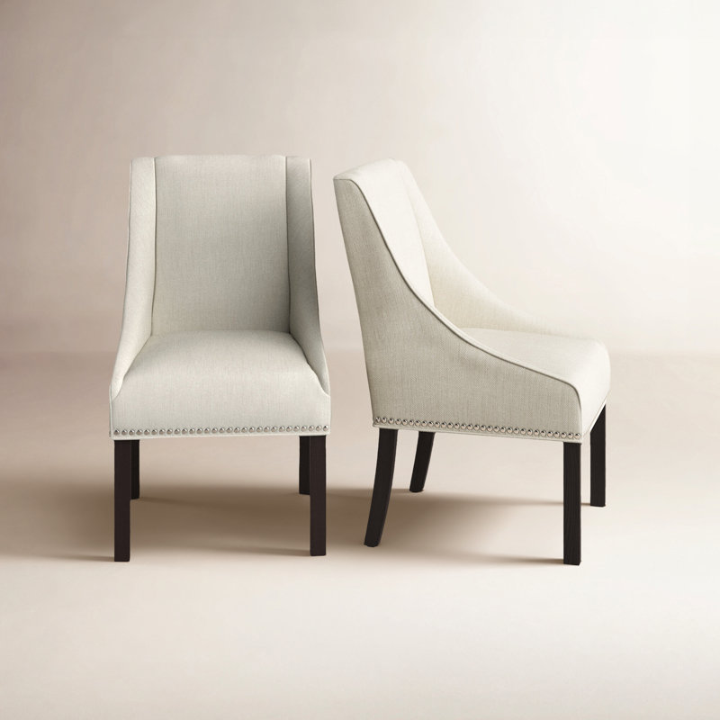 Sorrento 19.7'' H Upholstered Armchair, Espresso, Beige