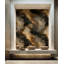 Papier peint or moderne beige