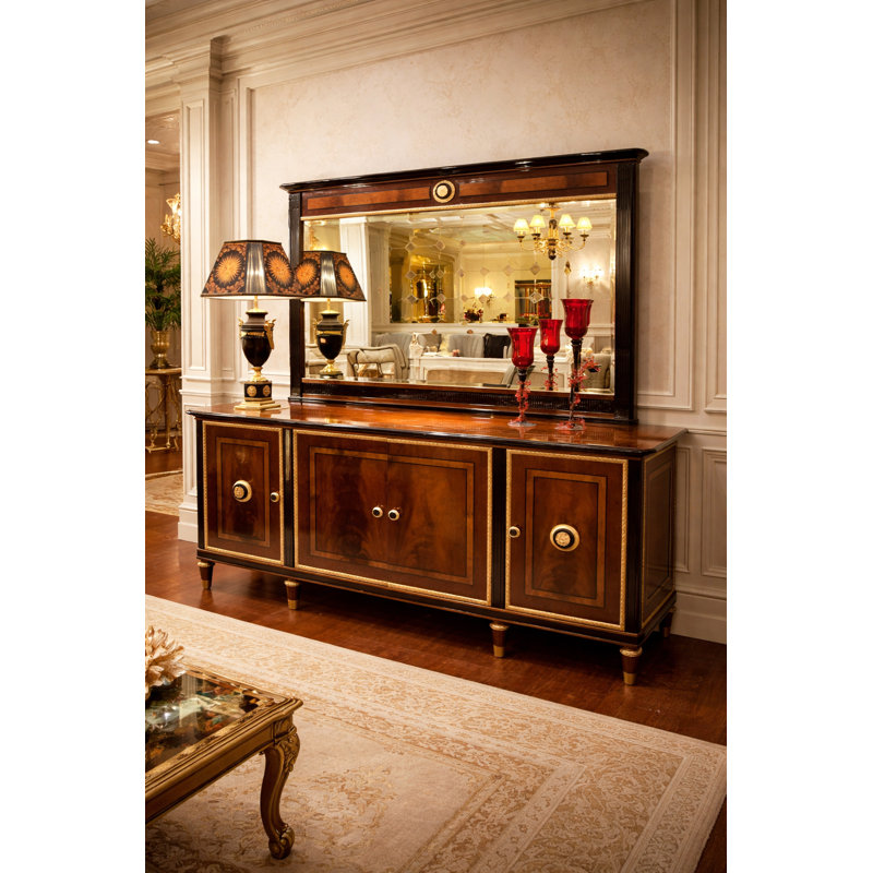 Giovani Solid Wood Frame Dresser Mirror