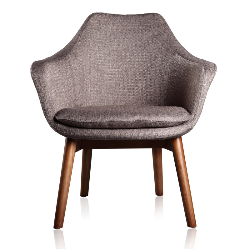 Shue Upholstered Armchair, Orange