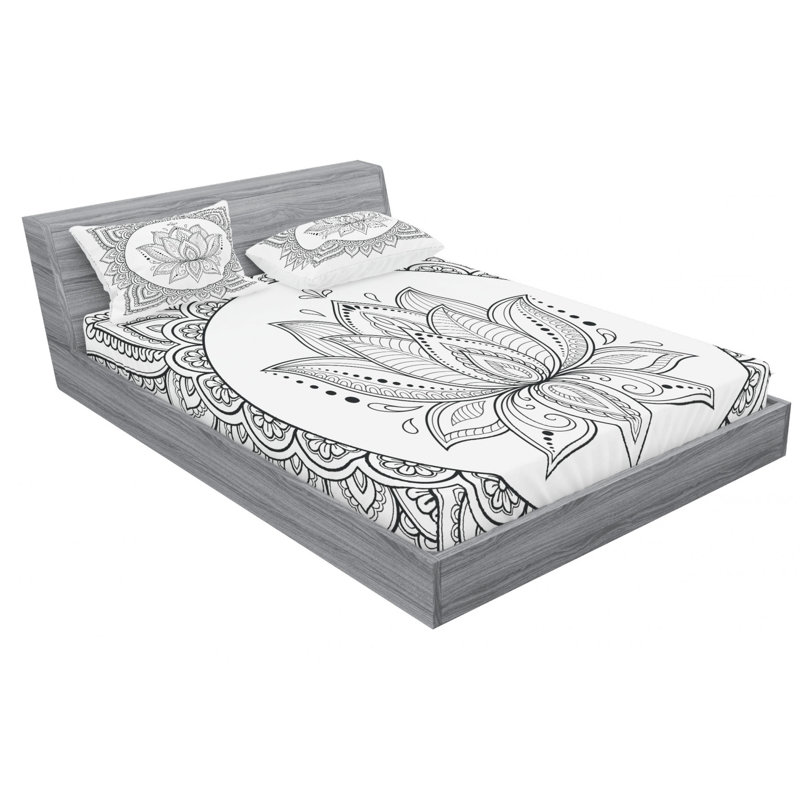 Microfiber Sheet Set, Full Sheet Set with Fitted Sheet