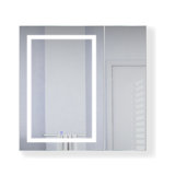 Vandergriff 36'' W 36'' H Frameless Medicine Cabinet Mirror 3 Adjustable