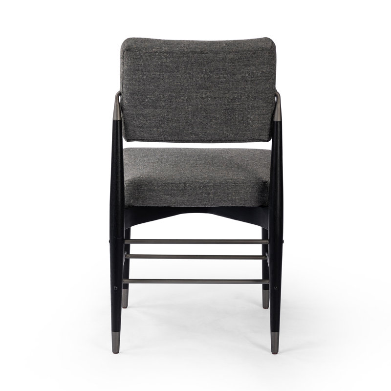 Anton Upholstered Dining Chair, Gray Fabric