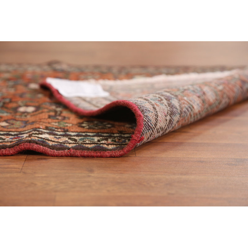 Tapis de couloir orange traditionnel 3x8