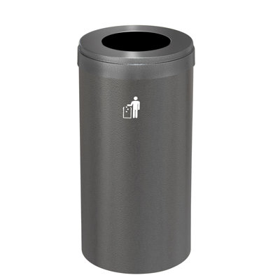 Steel Open Outdoor Trash/Recycling Bins
