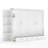 Full Size Murphy Platform Bed with Shelf, Side Cabinets and Drawers, Home Office Space Saver for Multifunctional Rooms-1415296415-1415296414