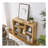 Open Wooden Open Shelf Bookcase, Freestanding Display Storage Cabinet with 7 Cube Storage Spaces, Floor Standing Bookshelf, Entryway, Living Room Storage Cabinet-1429443248