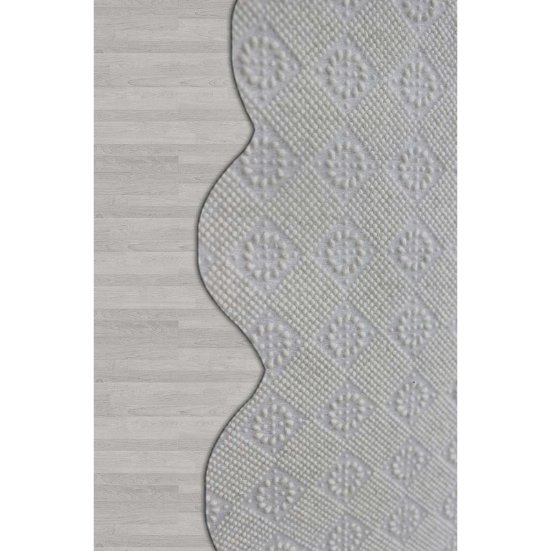 Luxurious Woven Carpet, 2.6 x 4.0 ft | 100% Polyester, 650 g/m², 8 mm Pile Height | Antibacterial, Non-Slip Underside | Machine Washable & Easy Care | Perfect for Home Decor, Living Room & Bedroom