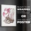 Bottes de cowboy «Her» - impression sur toile seulement - non encadrée-1755184051