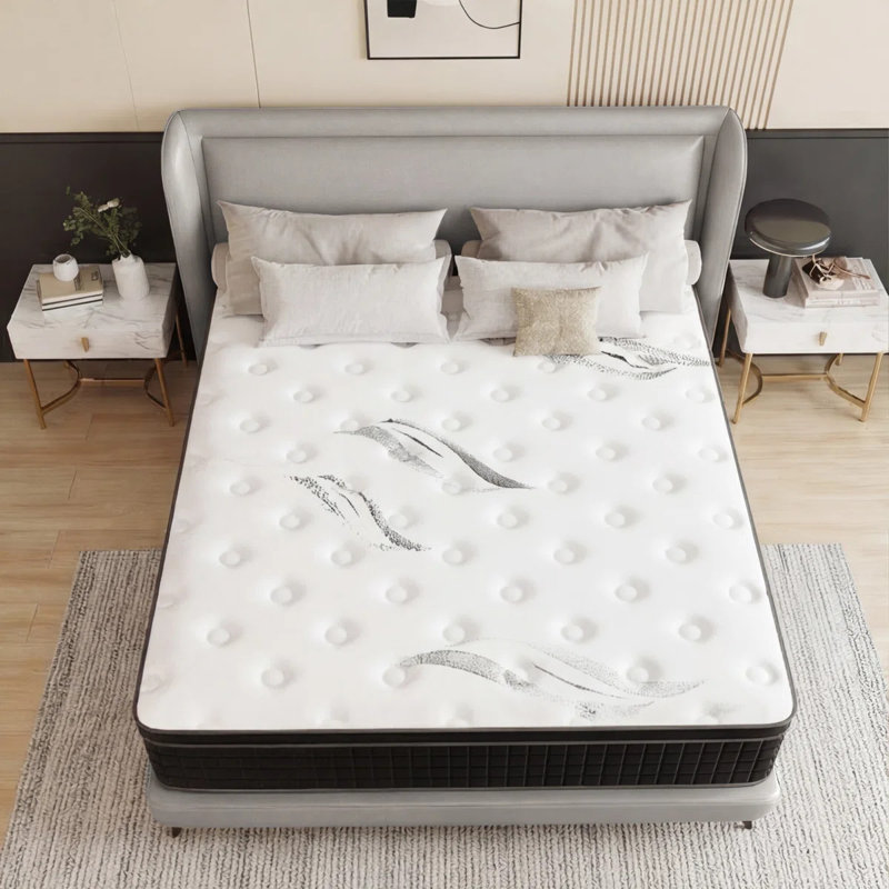 Matelas en mousse viscoélastique 12 po, Grand lit, 12"