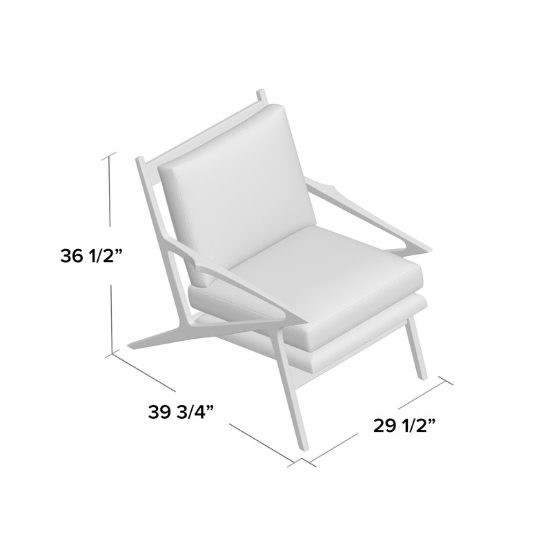 Armchair, Audrey Silver, Café