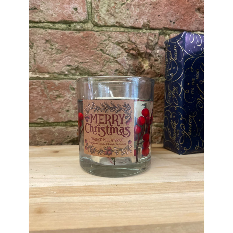 Jar Candle with Glass Holder