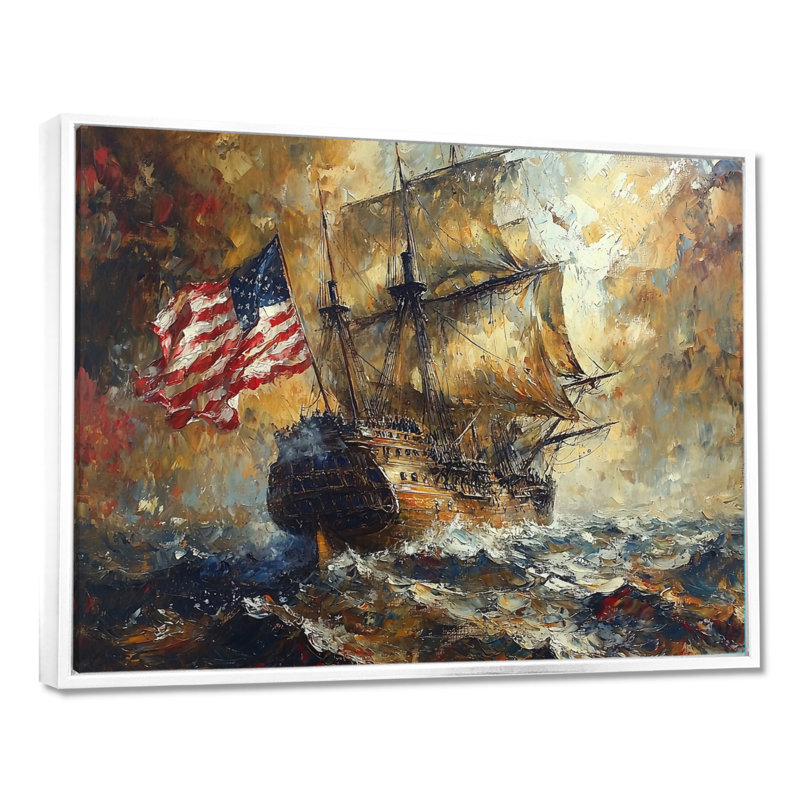Alkiviadis - Transportation Wall Art, H 30 po x l 40 po, Impression encadrée flottante, Blanc