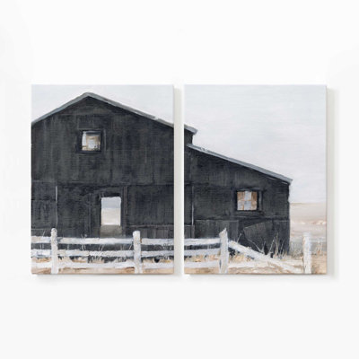 Impression sur toile Weathered Barn II