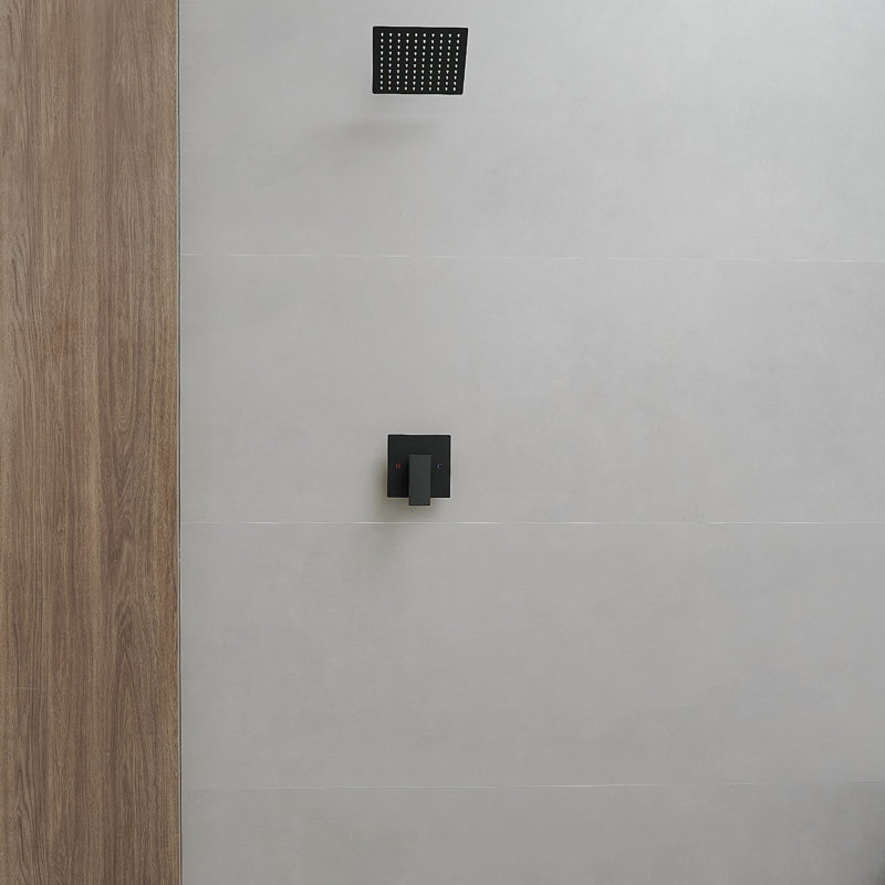 All-In-One Kit with Rough in-Valve, Matte Black
