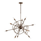 Olympus 12 - Light Sputnik Sphere Chandelier