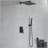 12-Inch Wall Mounted Rain Shower System-125774599