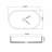 Concrete Vessel Oval Modern Bathroom Sink