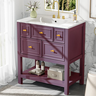 Ensemble de meuble-lavabo simple 30 po