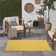 Tapis jaune uni Mullican Sandy
