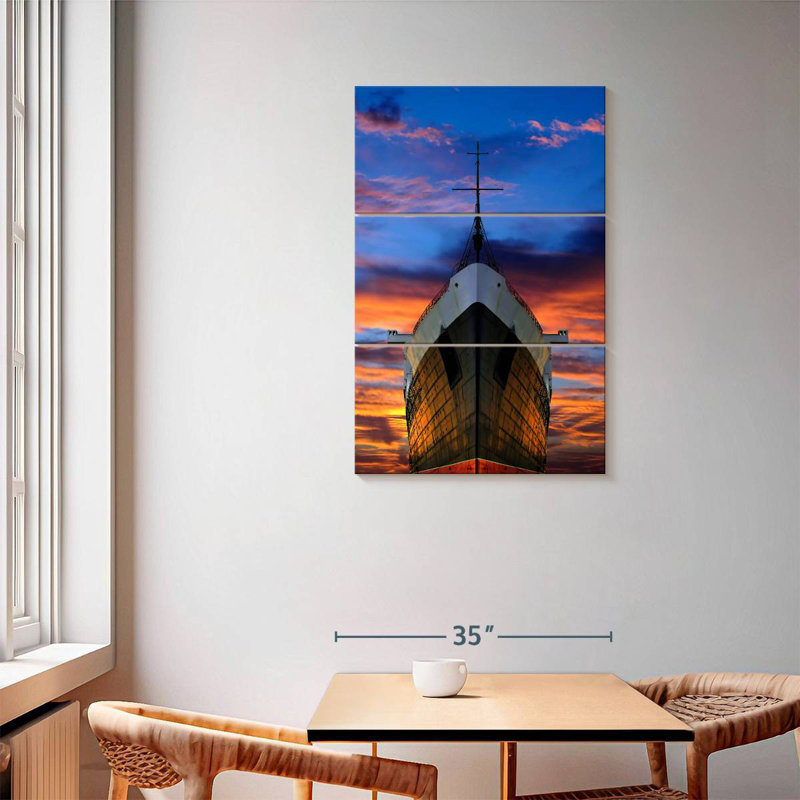 Mehar Ship Head, 57" H x 36" W