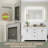 Aolaith Wall Mounted Rectangular Frameless Anti Fog LED Light Bathroom Mirror,Dimmable Vanity Mirror-1527268739