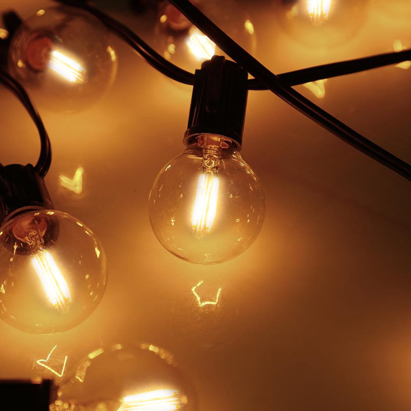 6 piece 4W E14 LED vintage light bulb, 2700K warm white G45 energy -saving bulb
