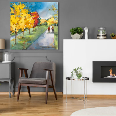 «Strolling» par Annelein Beukenkamp, art mural en verre acrylique