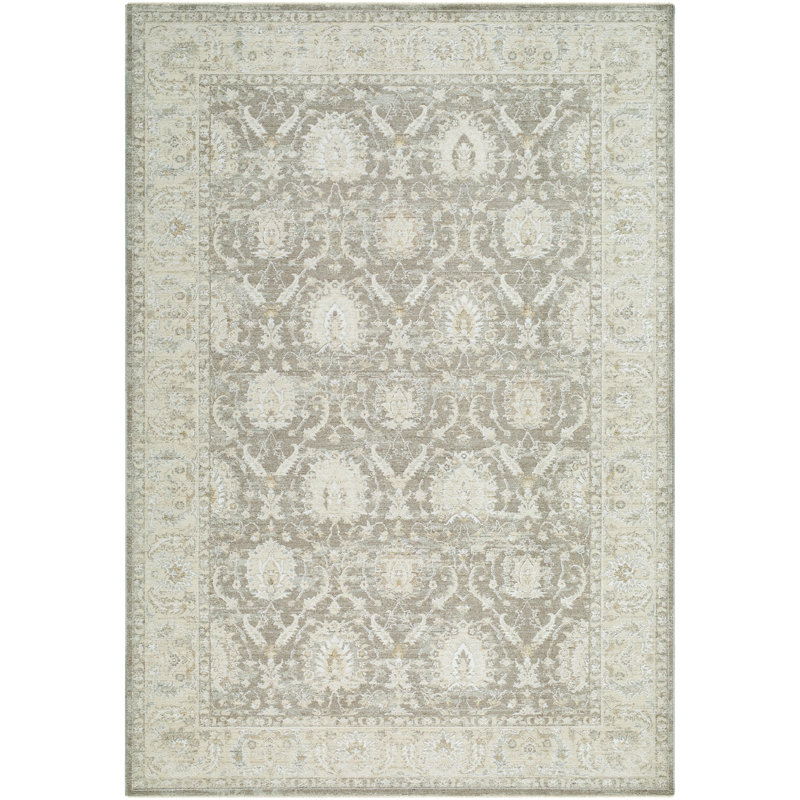 Tapis tissé à la machine Lanz, Rectangle 7 pi 10 po x 10 pi 2 po, Grey