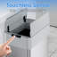 13.2 Gallon Automatic Trash Can, Stainless Steel Motion Sensor Garbage Bin, Touchless Brushed Wastebasket, With Butterfly, Soft-Close Lid-103877688-108607879