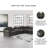 Melynn Upholstered Power Reclining Curved Sectional Symmetrical