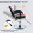 Professional Reclining Barber And Salon Chair With Heavy Duty Hydraulic Pump For Hair Stylists, Tattoo Artists, 360° Rotation, High Load Capacity, Ideal For Salon And Home Use