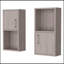 Armoire à pharmacie en chêne blanc avec 2 tablettes ouvertes-276004102