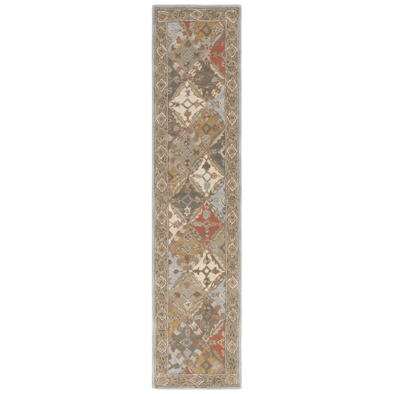 Albert Hand Tufted Wool Oriental Rug, Runner 2'3" x 8'