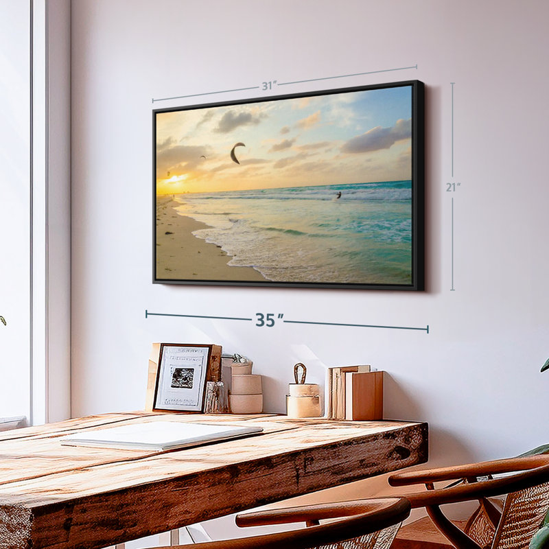 Impression sur toile Caraïbes, H 21 po x l 31 po