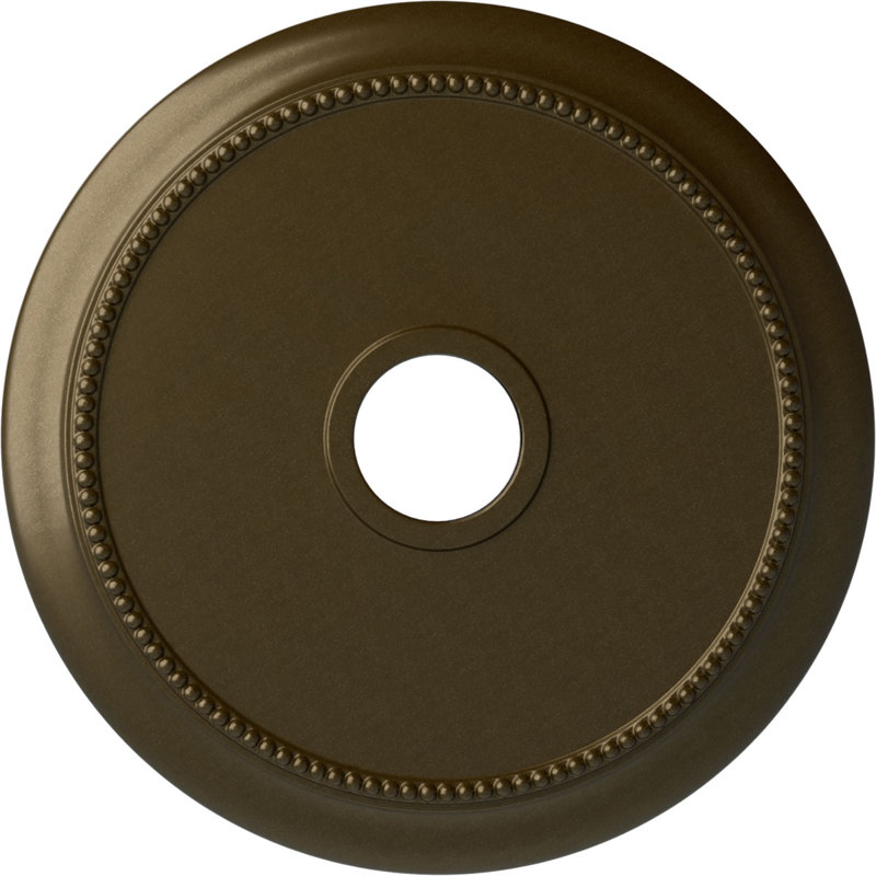 Médaillon de plafond 24 1/8 po x 4 3/8 po x P 2 1/4 po (convient aux auvents jusqu'à 4 3/8 po), Laiton