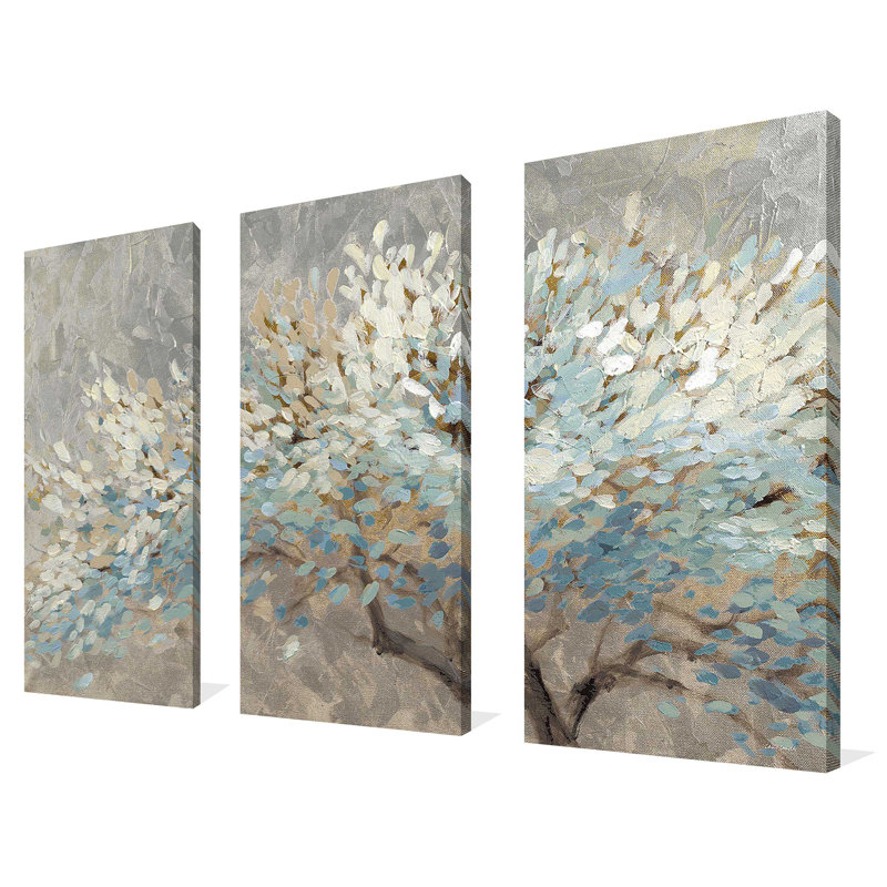 «A Thousand Silver Lifetimes», reproduction sur toile 3 pièces, H 24 po x l 36 po x P 1 po