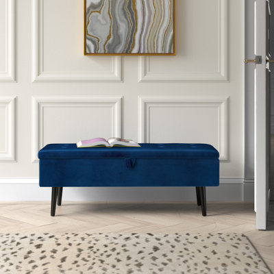 Troutville Upholstered Flip Top Storage Bench by Willa Arlo Interiors