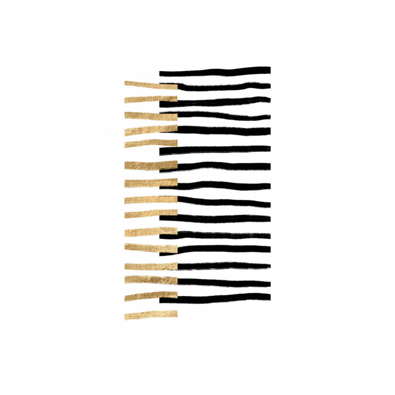Gold on Lines, 50.8cm H x 76.2cm W
