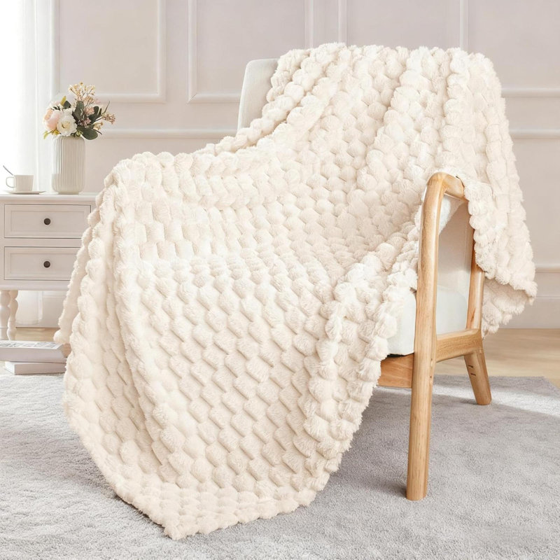 Machine Woven Heated Throw Blanket