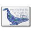 Whale Love II, reproduction d'art sur toile-94360524-94360527