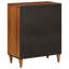 Solid Wood Rectangle Accent Cabinet