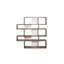 159.99cm H x 156.01cm W Geometric Bookcase-16938843