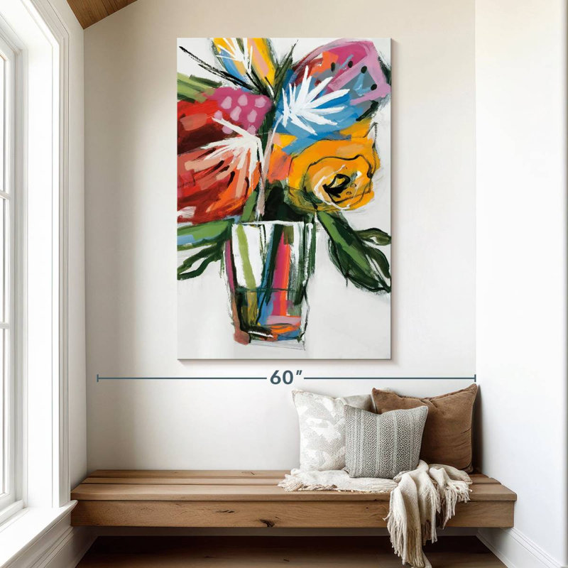 Avery - fleurs de novembre V, H 51 po x l 34 po