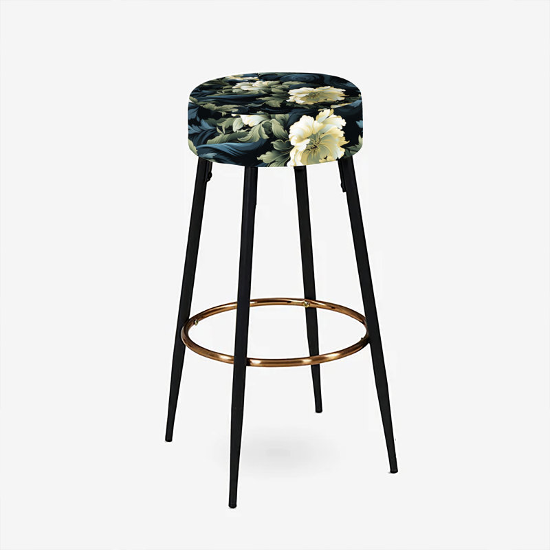 Victorian Stealth Flowers - Ensemble de 2 tabourets floraux